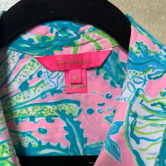 EUC Lilly Pulitzer Natalie Coverup sz medium - Picture 2 of 8